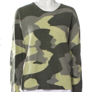 Cashmere Project Camouflage Patterned Sweater